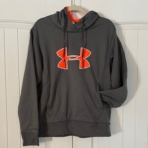 Under Armour Women’s Grey and Coral Hoodie